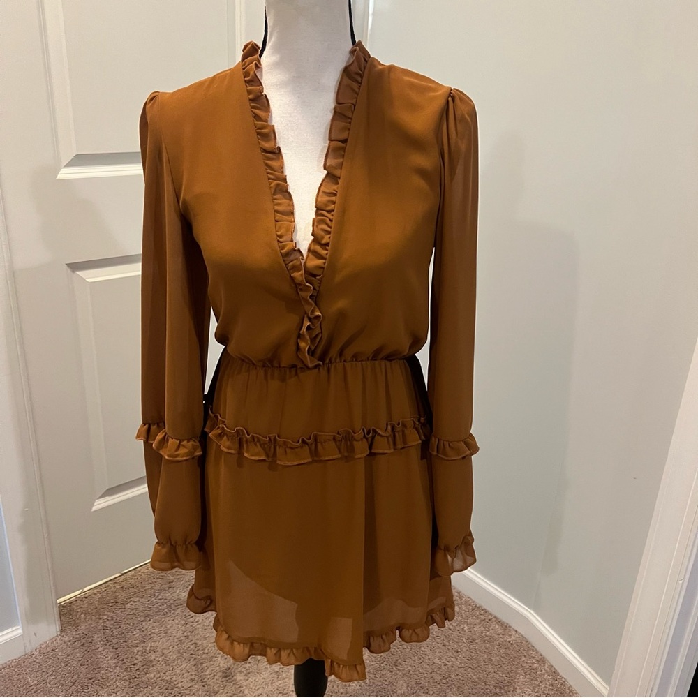 Lola Chic Brown Dress